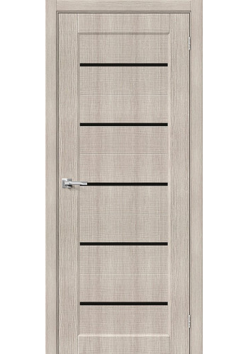 Межкомнатная дверь Мода-22 Black Line, цвет Cappuccino Melinga